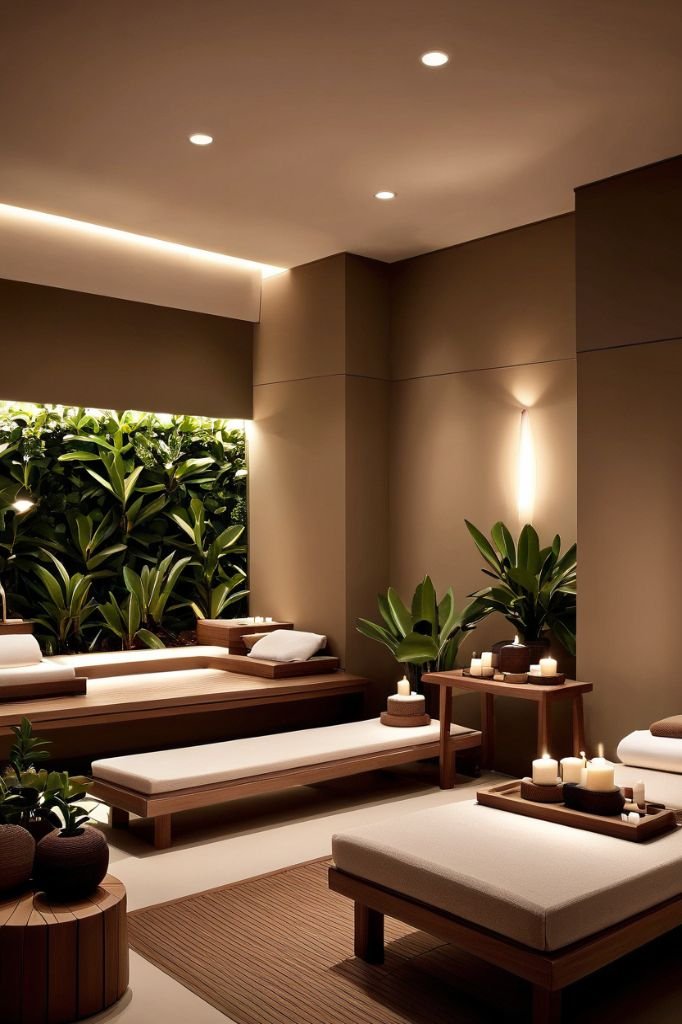 Spa relaxation ambience